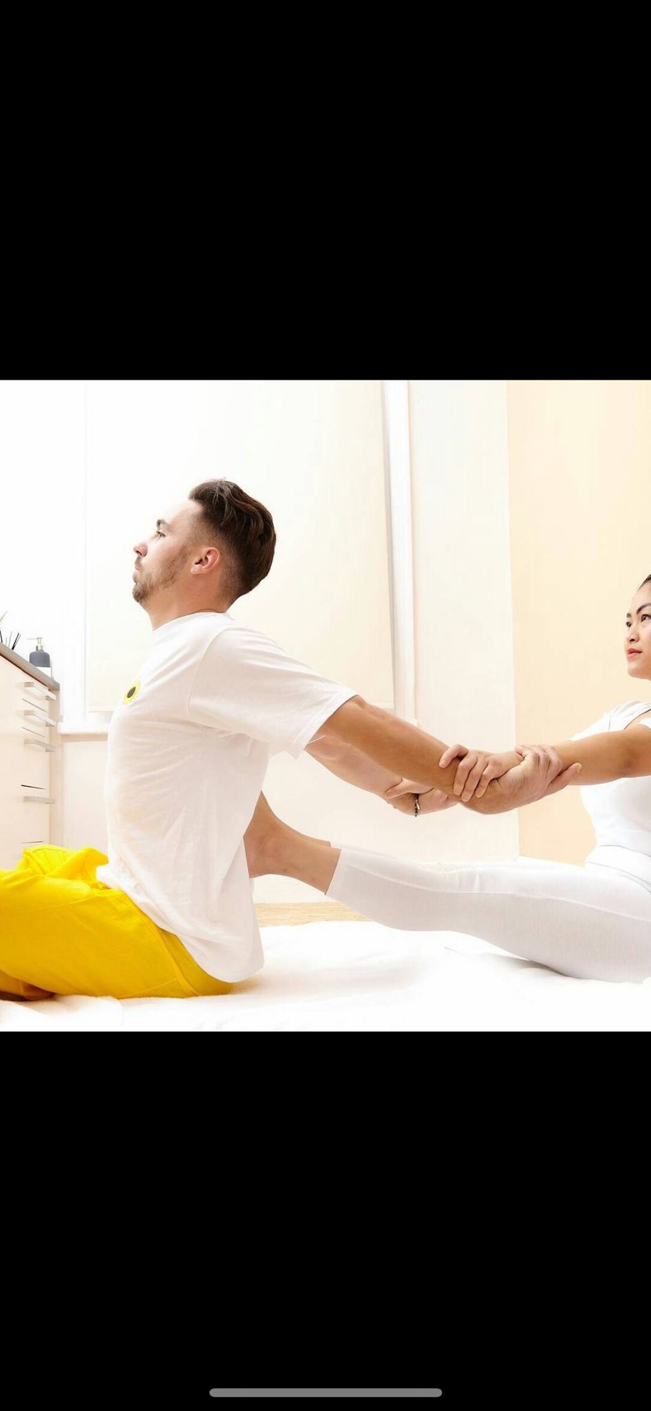 Traditional Thai stretch